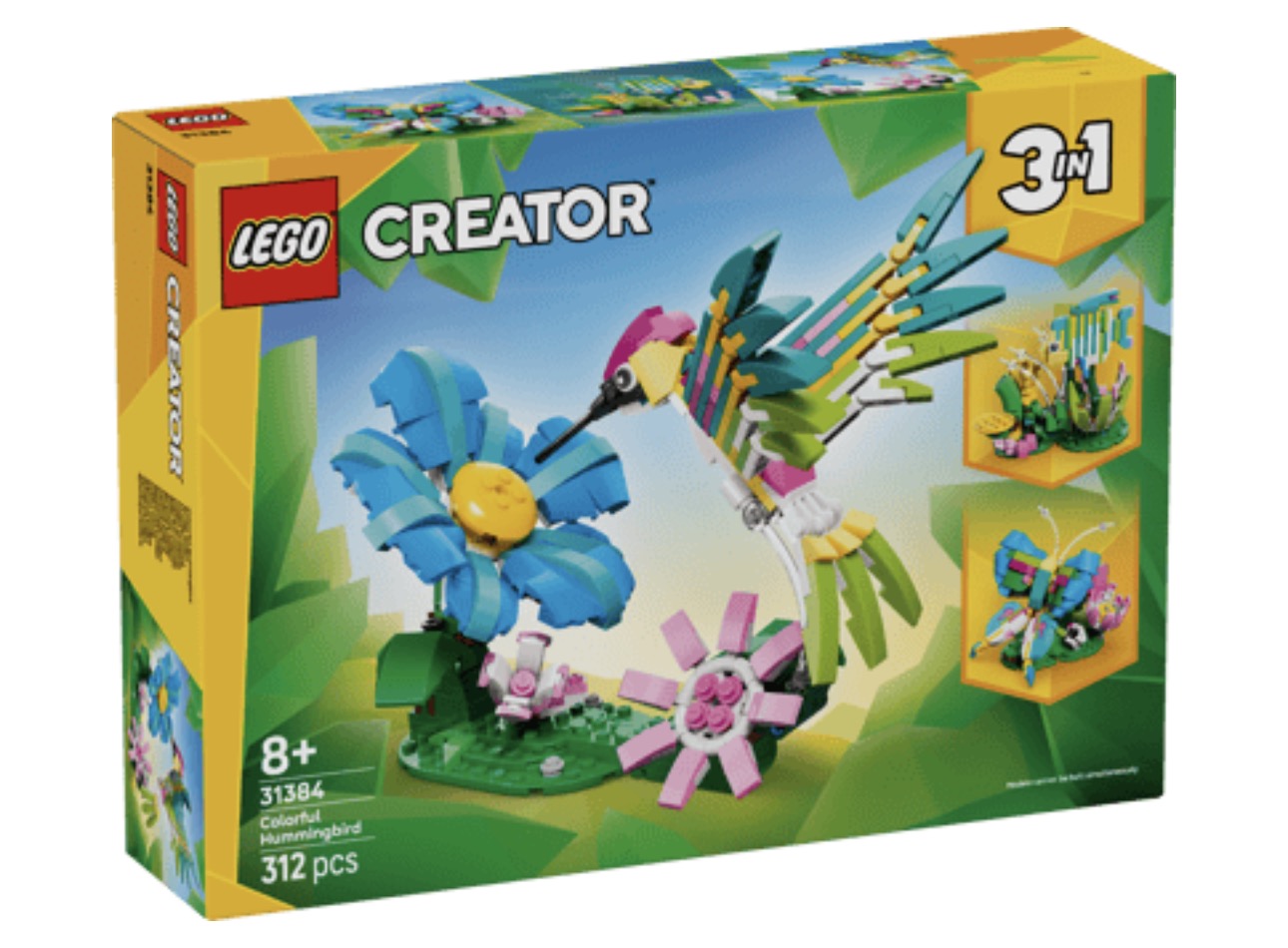 Creator 3-in-1 Colourful Hummingbird