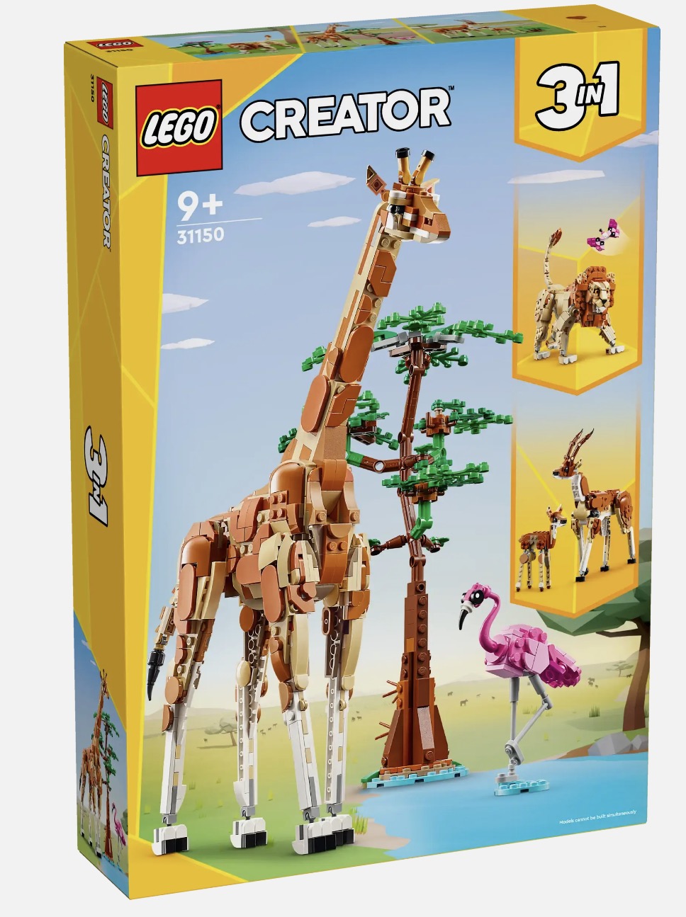 Creator 3-in-1 Wild Safari Animals