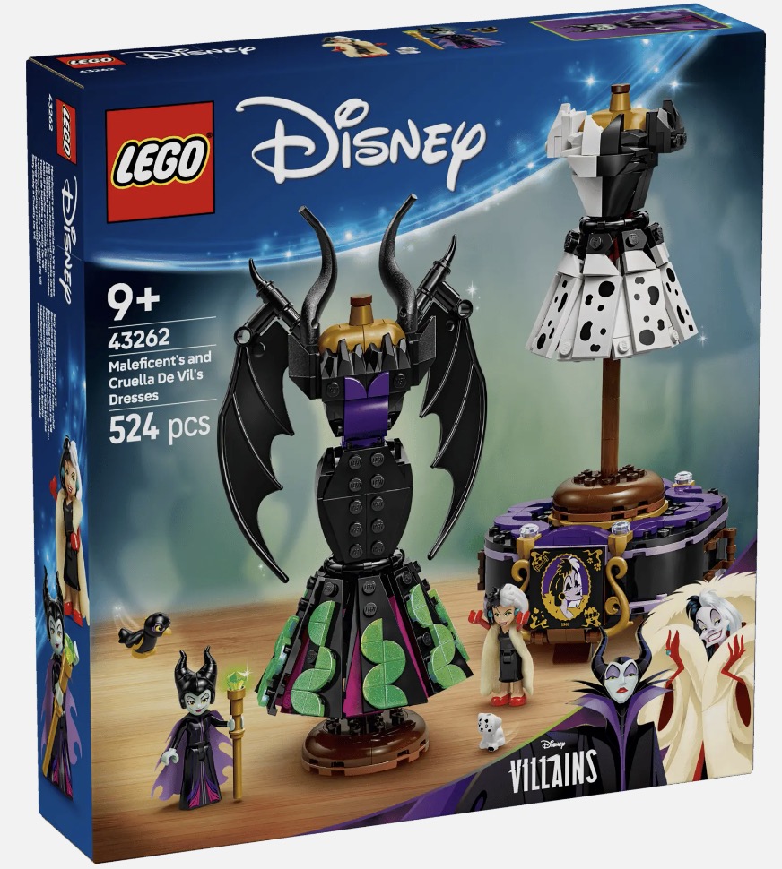 Disney Maleficent's and Cruella De Vil's Dresses
