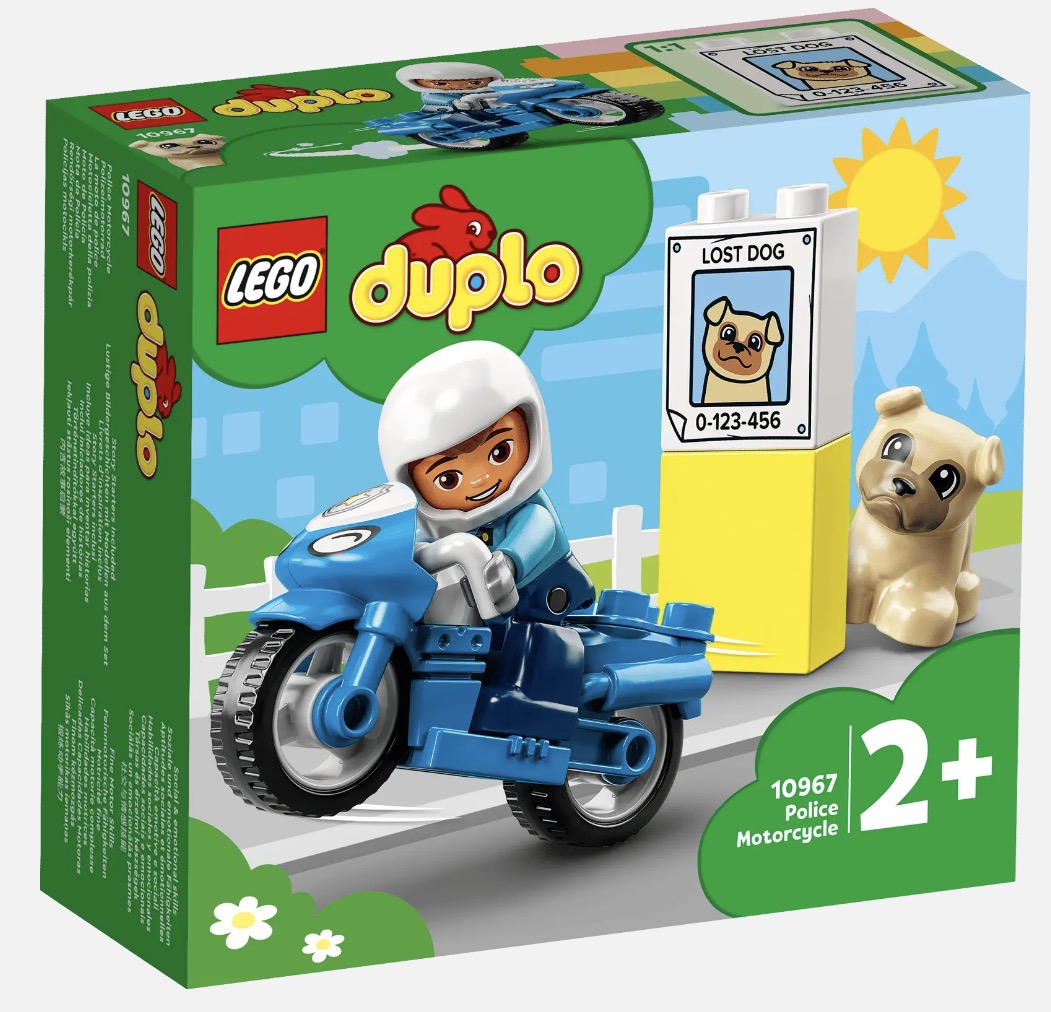 Duplo Police Motorcycle