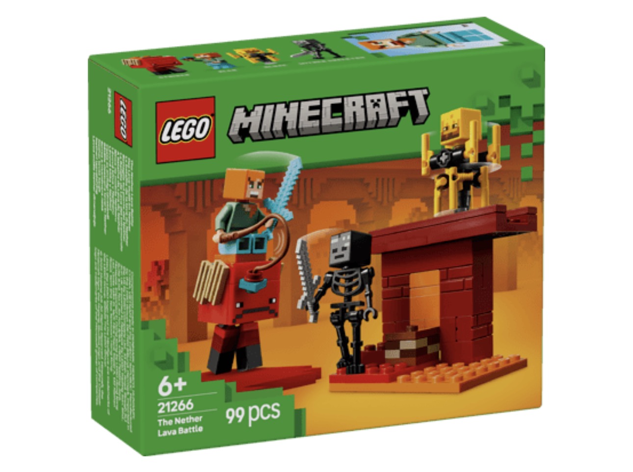 Minecraft The Nether Lava Battle