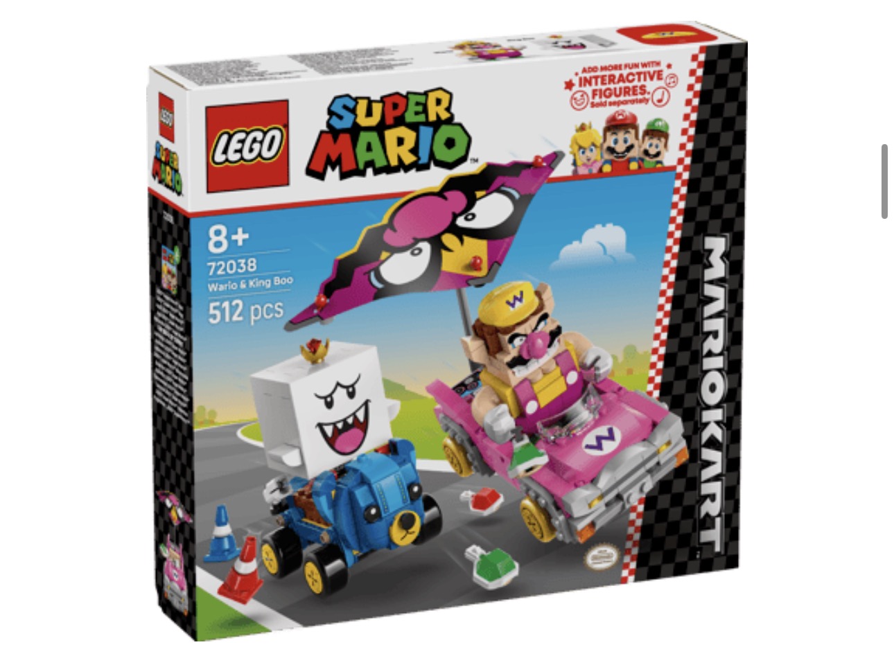 Super Mario Mario Kart — Wario & King Boo